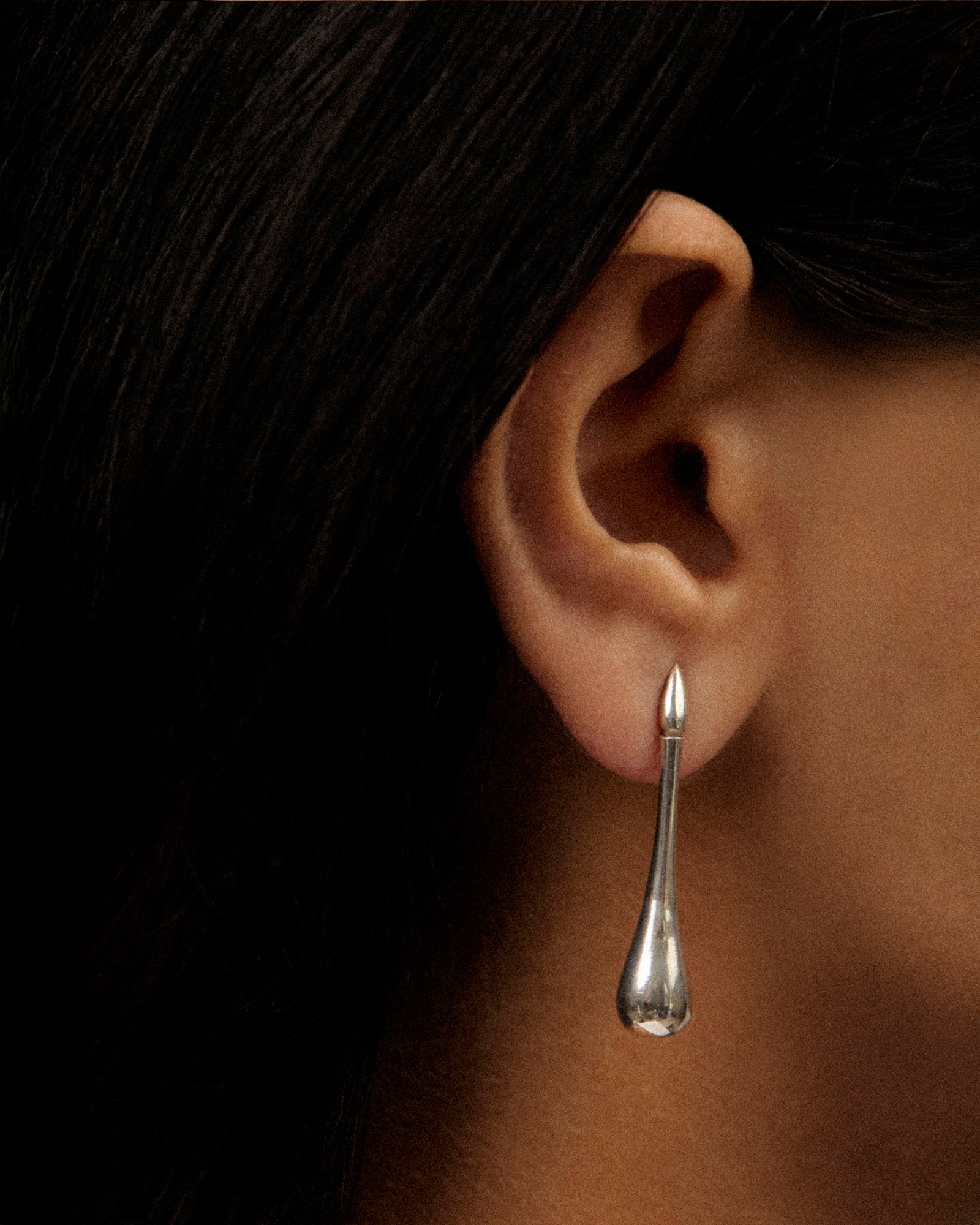 Long Tear Earrings